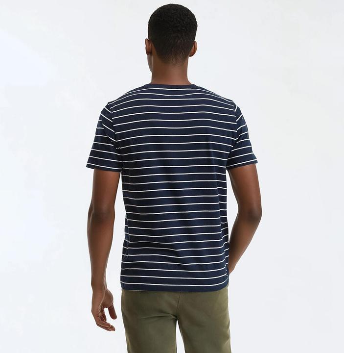 Produktbild La Redoute Collections Gestreiftes T-Shirt mit rundem Ausschnitt (3XL)