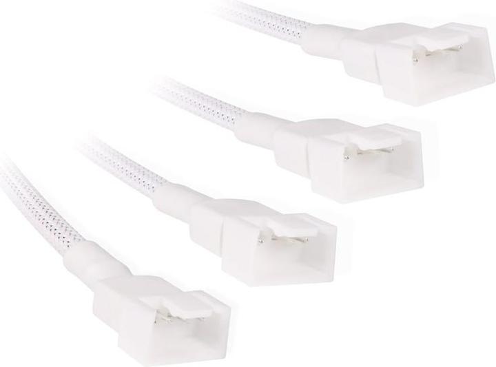 Actual product image Alphacool LK Y-Splitter 4-pin to 4x 4-pin PWM 15cm white? (White)