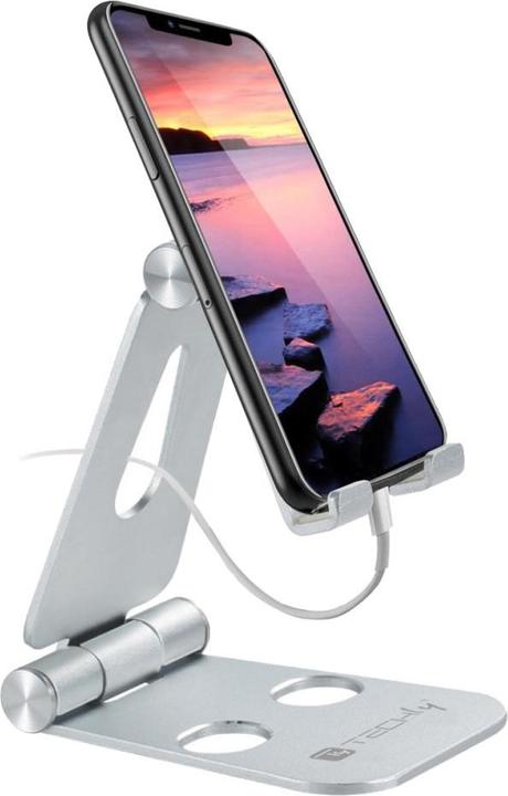 Image du produit Techly Podstawka Podstawka biurkowa na telefon, składana