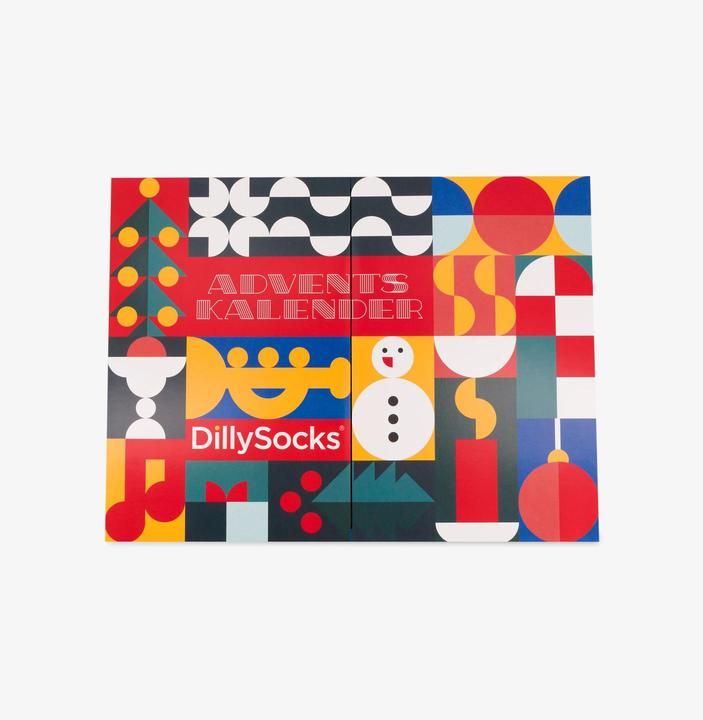 Actual product image DillySocks Advent calendar