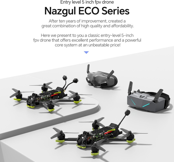 Produktbild iFlight Nazgul DC5 ECO 6S O3 HD (7.50 min, 675 g)