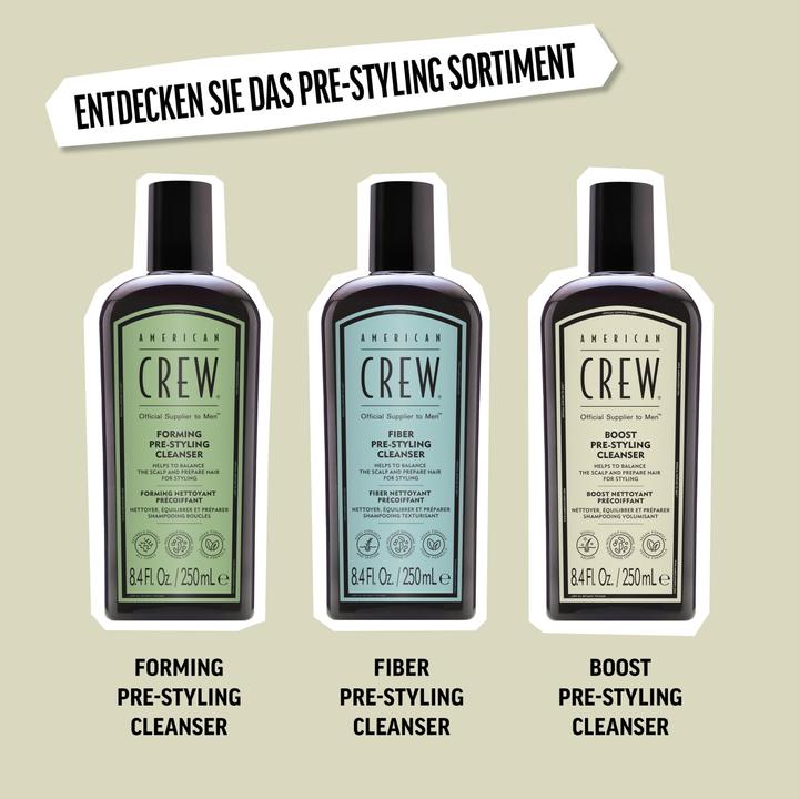 Image du produit American Crew Boost Pre-Styling Cleanser, 250ml (250 ml, Shampoing liquide)
