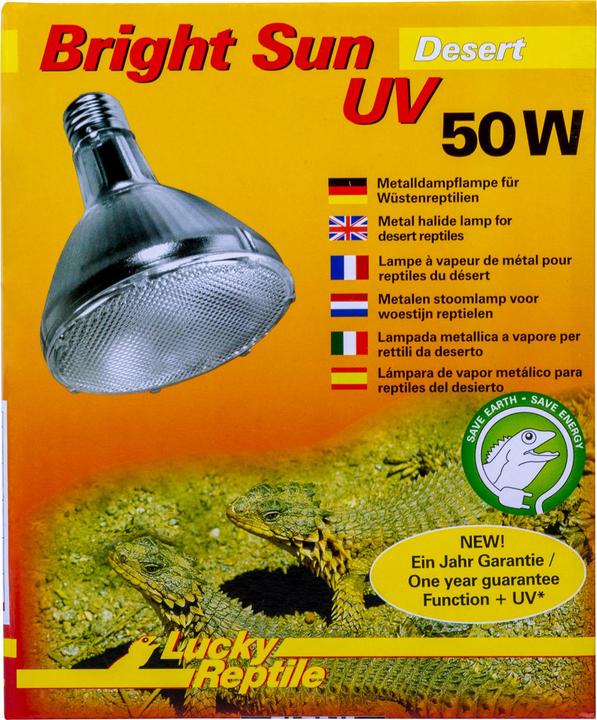 Lucky Reptile Bright Sun UV Desert 50W (UVB, UVA)