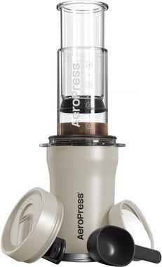 Image du produit Aeropress Go Plus - Zaparzacz do kawy z kubkiem termicznym kremowy