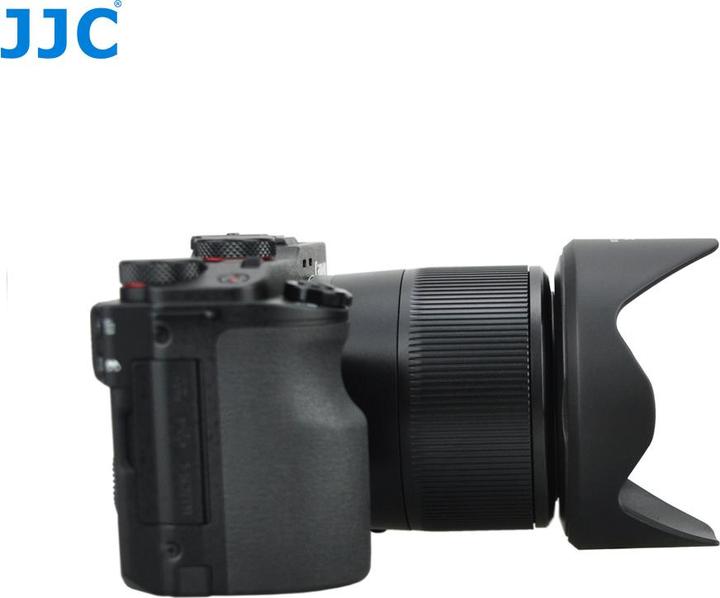 Produktbild JJC LH JDC100 zonnekap (Canon LH DC100 + Canon FA DC67B filter adapter ring)