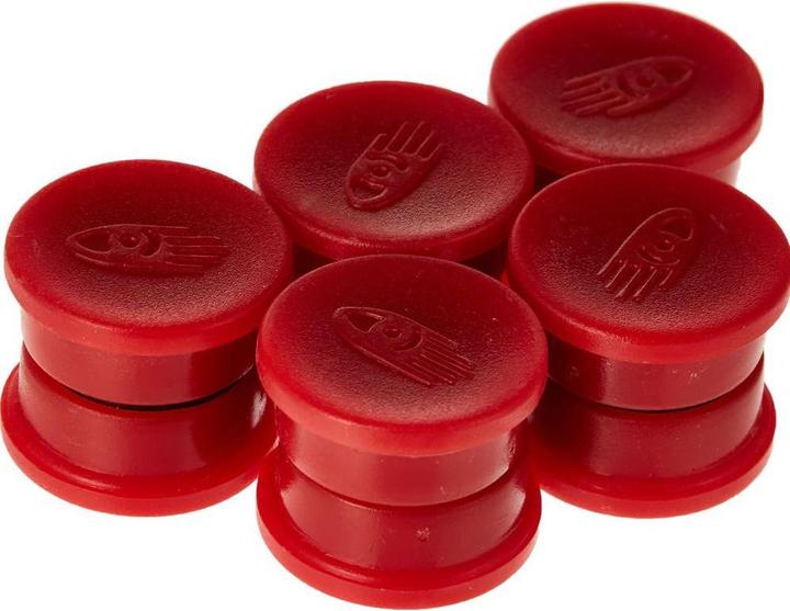 Produktbild Legamaster Haftmagnete 20mm rot (10x)
