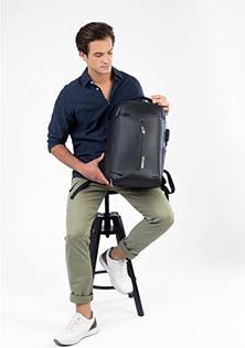 Produktbild Bestlife Laptop-Rucksack ODEN X Kunststoff schwarz bis 39,6 cm (15,6 Zoll)