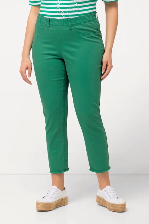 Produktbild Ulla Popken 7/8-Hose Sienna, Fransensaum, schmales Bein (62)