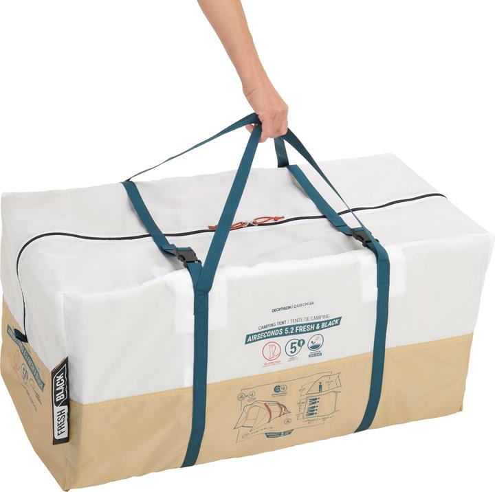 Image du produit Quechua Familienzelt Air Seconds 5.2 (Tente gonflable, 21.80 kg, 5 personnes)