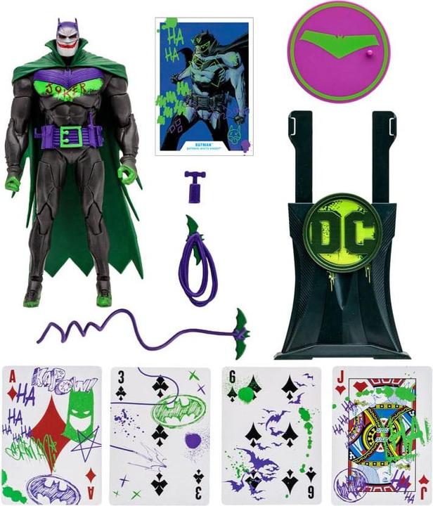 Produktbild McFarlane DC Multiverse Actionfigur Batman (Batman: White Knight) (Jokerized) (Gold Label) 18 cm