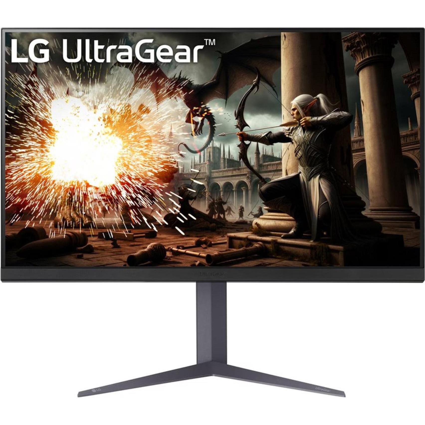 LG UltraGear 32GS75QX-B (2560 x 1440 Pixel, 32"), Monitor, Schwarz