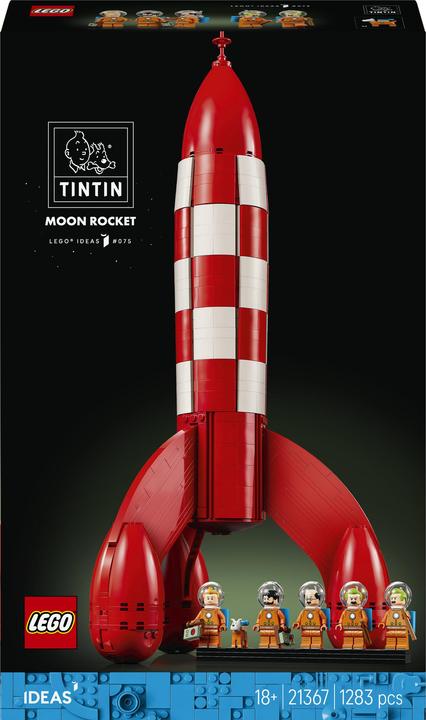LEGO 21367 – Tim und Struppi Ideen Rakete (21367, LEGO Ideas)