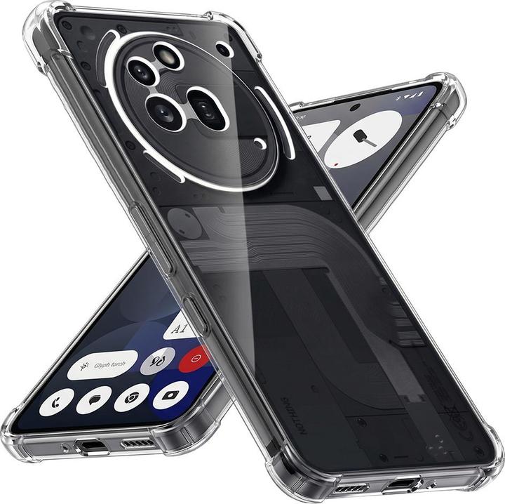 Techsuit Shockproof Clear Silicone (Niente Telefono (3a) Pro)