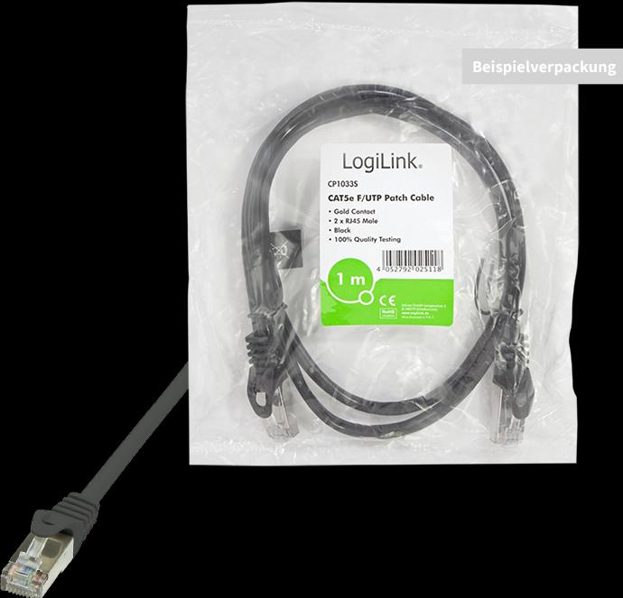 Actual product image LogiLink Network cable (F/UTP, CAT5e, 0.25 m)