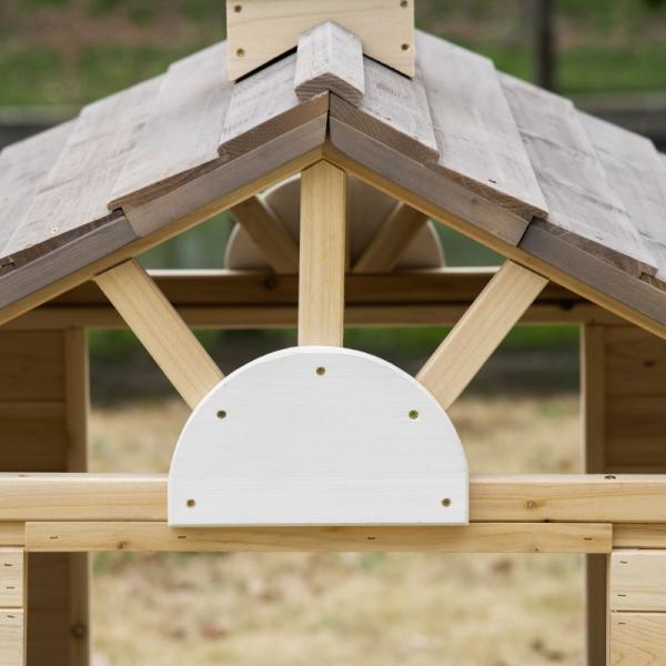 Image du produit Outsunny Maison de jeux pour enfants avec support pour pots de fleurs