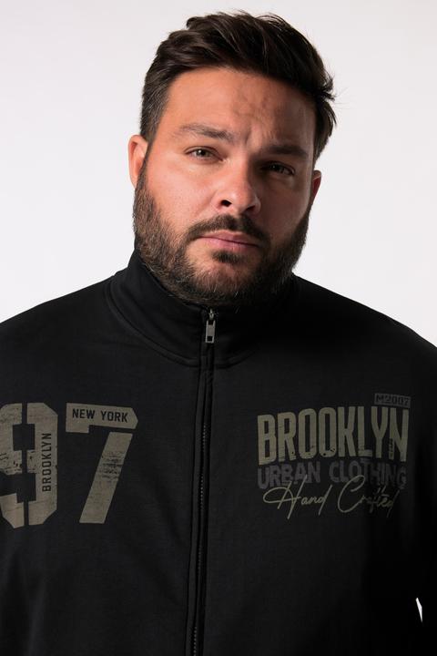 Immagine prodotto Men+ Sweatjacke, Stehkragen, Brustprint (3XL)