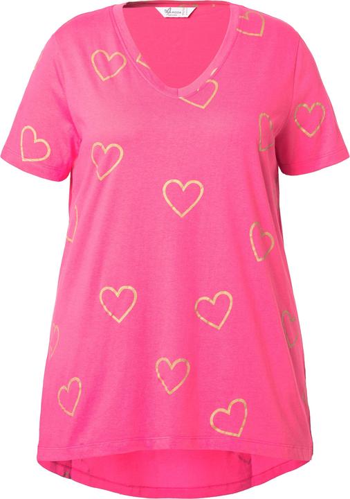 Produktbild Miamoda T-Shirt, A-Linie, glänzendes Herzmuster (44)