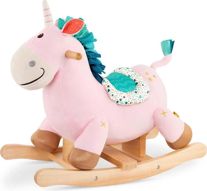 B.toys B. Unicorno a dondolo in rosa