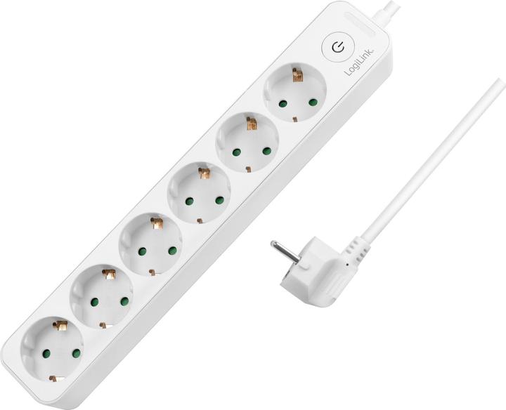 Produktbild LogiLink 6x CEE 7/3 max. (6 x, CEE 7/3, 1.50 m)