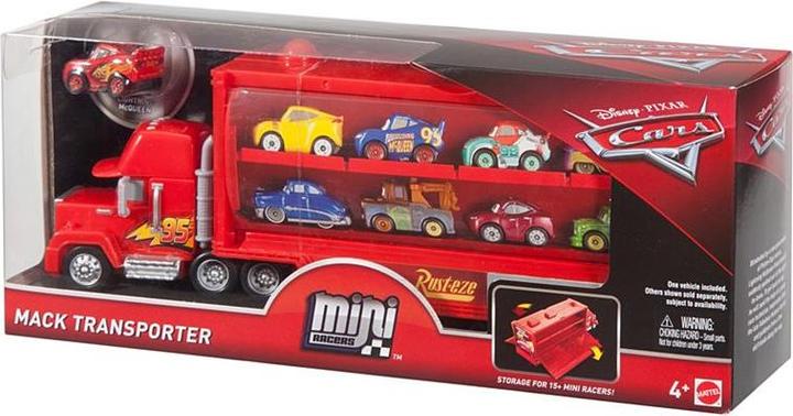Produktbild Mattel Disney Cars Mini Mack Transporter (inkl. 1 Mini Racer Lightning McQueen)