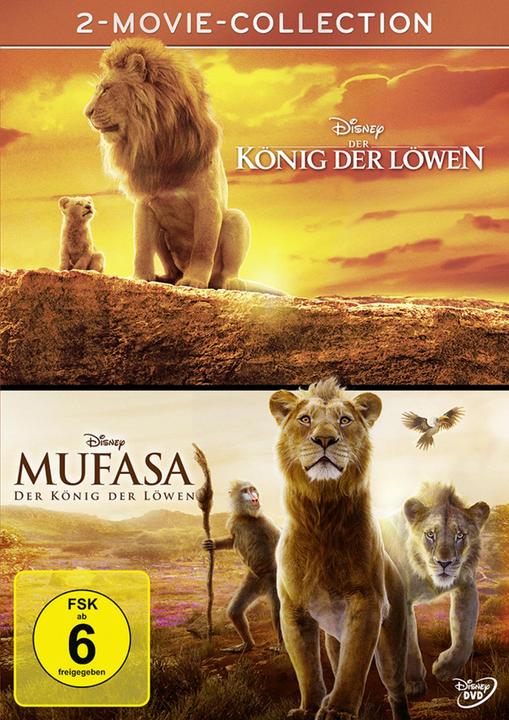 Disney Interactive Studios Der König der Löwen + Mufasa (DVD, 20250404, Englisch, Italienisch, Französisch, Niederländisch)