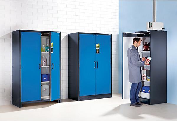 Produktbild Eurokraft Gefahrstoffschrank, feuerbeständig (116.40 cm, 194.70 cm)
