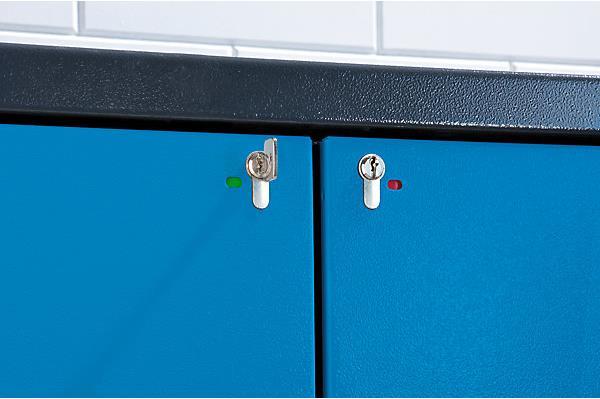 Produktbild Eurokraft Gefahrstoffschrank, feuerbeständig (116.40 cm, 194.70 cm)