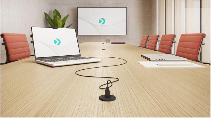 Actual product image IB Connect BIT power strip black 1x RJ45 Cat 6 UTP