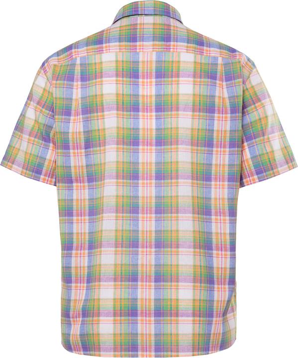 Immagine prodotto Boston Park Leinenmix-Karohemd, Halbarm, Kentkragen, Comfort Fit (7XL)