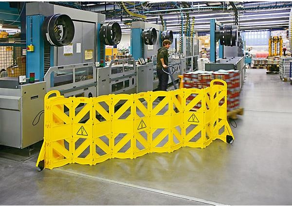 Actual product image Rubbermaid Barrier fence made of polyethylene, mobile
