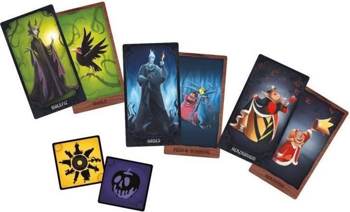 Actual product image Asmodée ZYGD0014 - Disney Villains: Versammlung des Bösen - Kartenspiel, für 6-12 Spieler, ab 10 Ja (German)