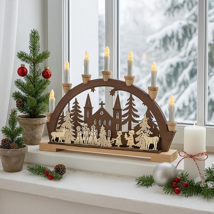 Produktbild HTI-Living Schwibbogen Sternensänger vor der Kirche