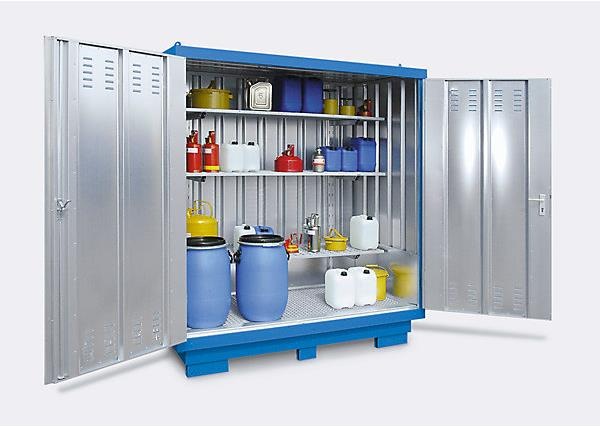 Produktbild kaiserkraft Gefahrstoff-Container zur passiven Lagerung entzündbarer Stoffe (2000 l)