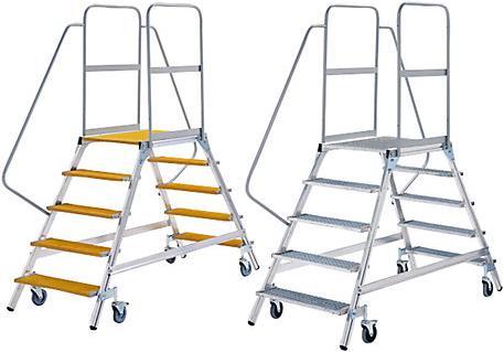 Immagine prodotto Munk Scala a piattaforma con accesso su due lati (Scala a pioli, 262 cm)