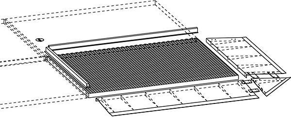 Produktbild kaiserkraft Stahl-Flachwanne, niedrig