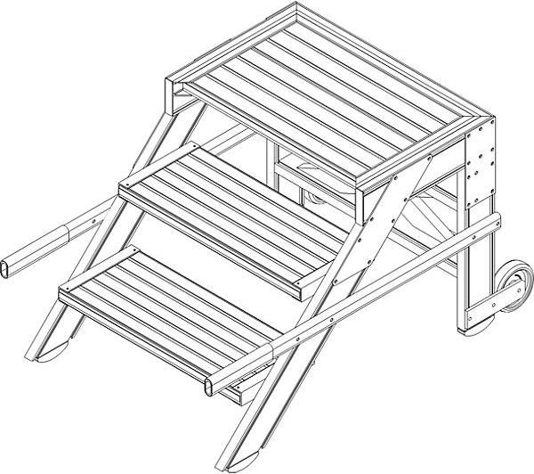 Immagine prodotto Munk pianerottolo delle scale (Ponteggio, 88.50 cm)