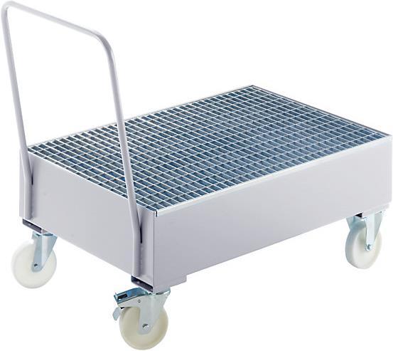 Produktbild kaiserkraft Auffangwanne aus Stahlblech, fahrbar