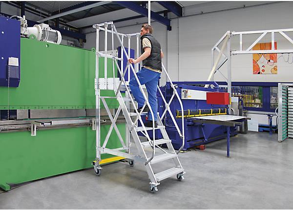 Actual product image Munk Safety stairs, mobile (Platform ladder, 80 cm)