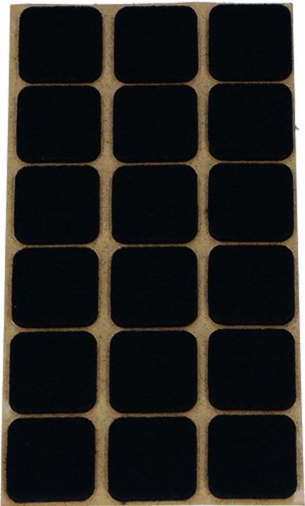 OK-Line Felt gliders square, self-adhesive (Felt gliders, 18 Piece)