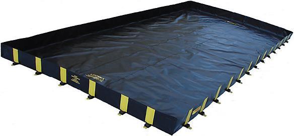 Actual product image Justrite QuickBerm® Plus folding tray