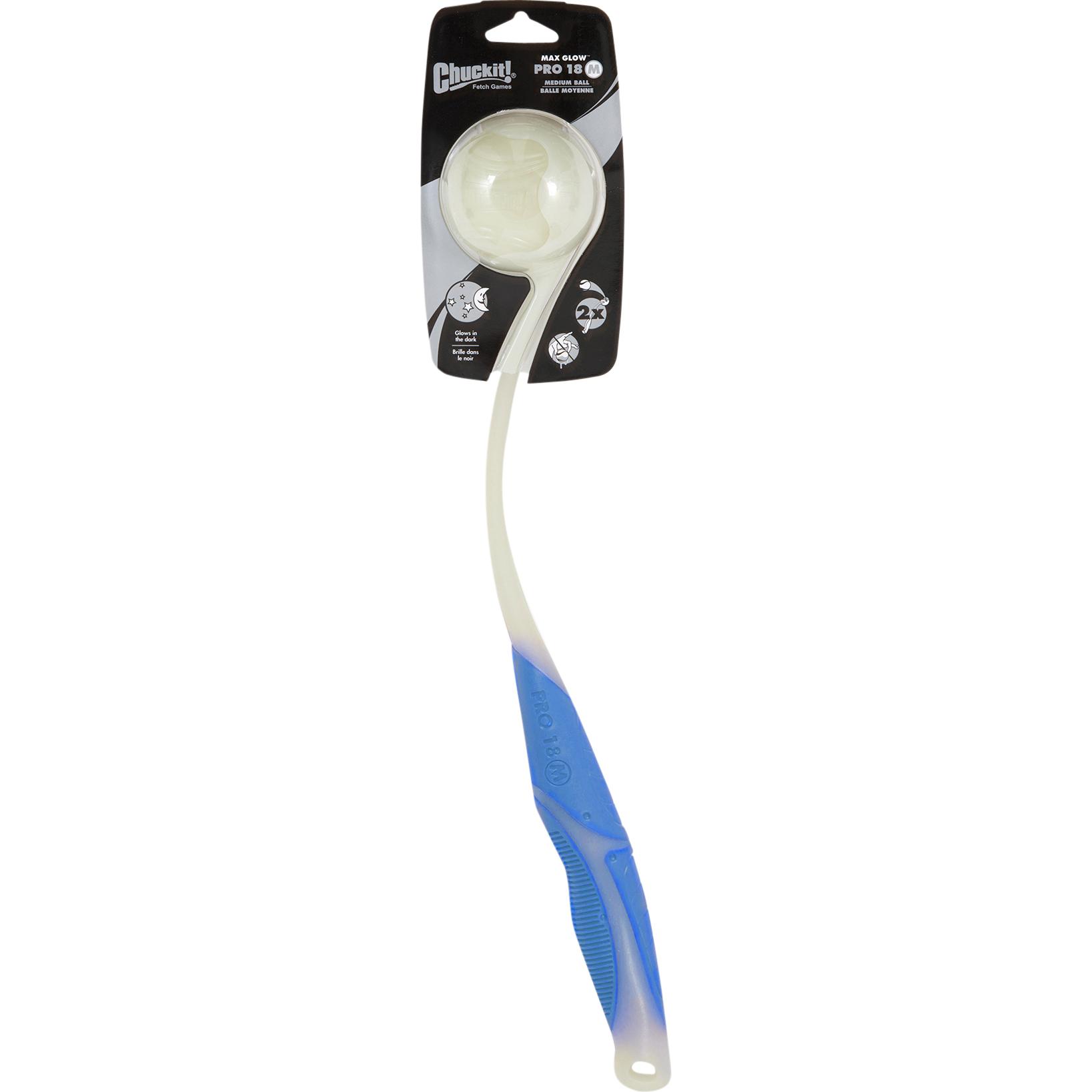 Chuckit! CHUCKIT Katapult med bold, selvlysende, M (Reperimento), Gioco per cani