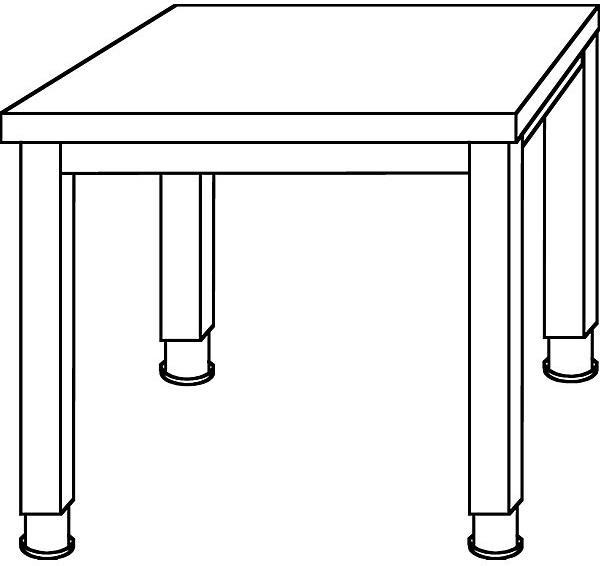 Image du produit Office Akktiv RENATUS - Bureau (80 x 80 x 76 cm)
