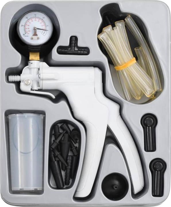 Actual product image Diverse Hardware Brake bleeder and vacuum pump kit