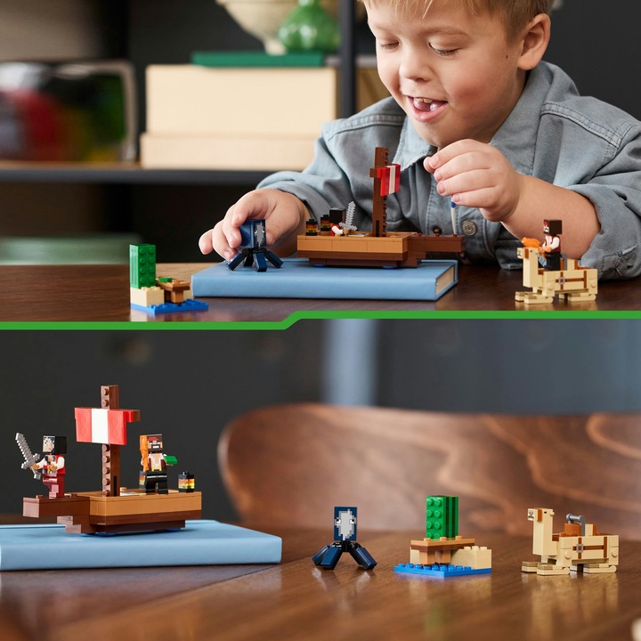 Actual product image LEGO The pirate ship voyage (21259, LEGO Minecraft)
