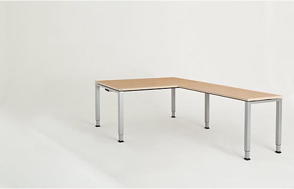 Produktbild Mauser Schreibtisch, verkettet, Fussform Quadrat-/Rechteckrohr