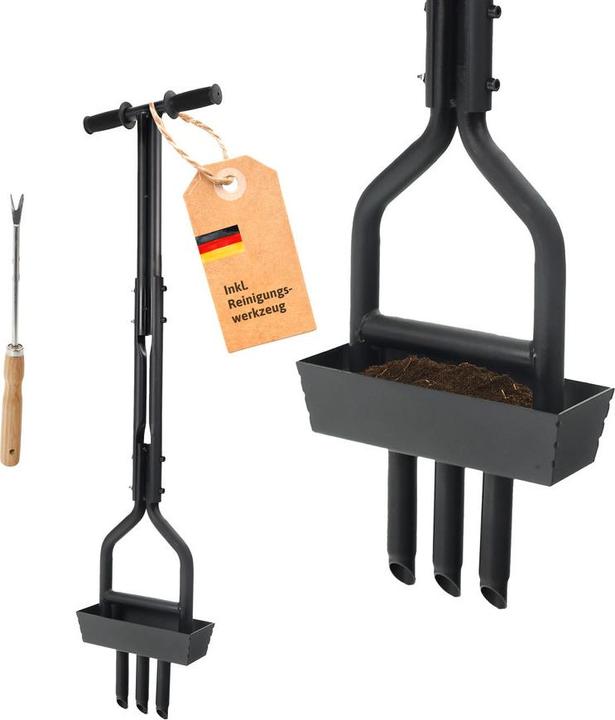 Dönges Rasenlüfter mit 3 Zinken + Kernsammelbox