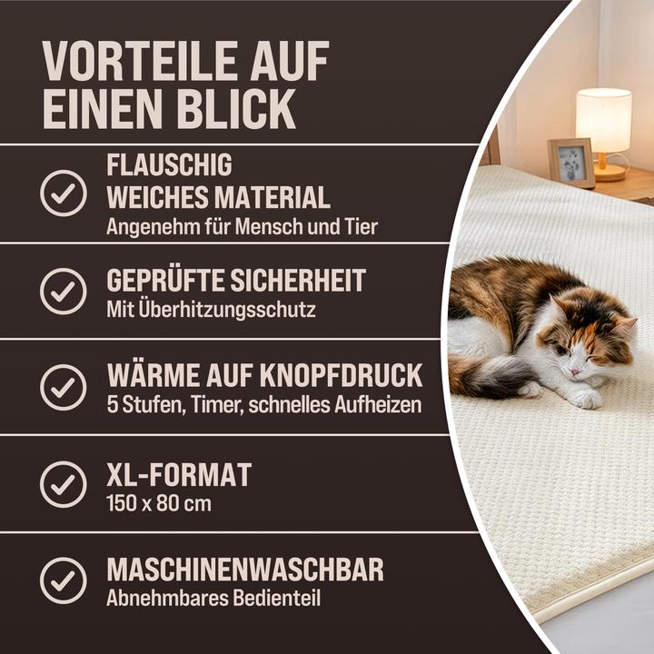 Produktbild Monzana Wärmeunterbett (150 x 80 cm)