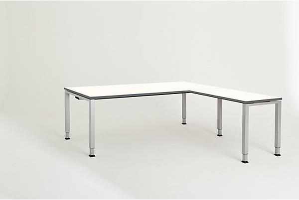 Actual product image Mauser Desk, linked, base form square/rectangular tube