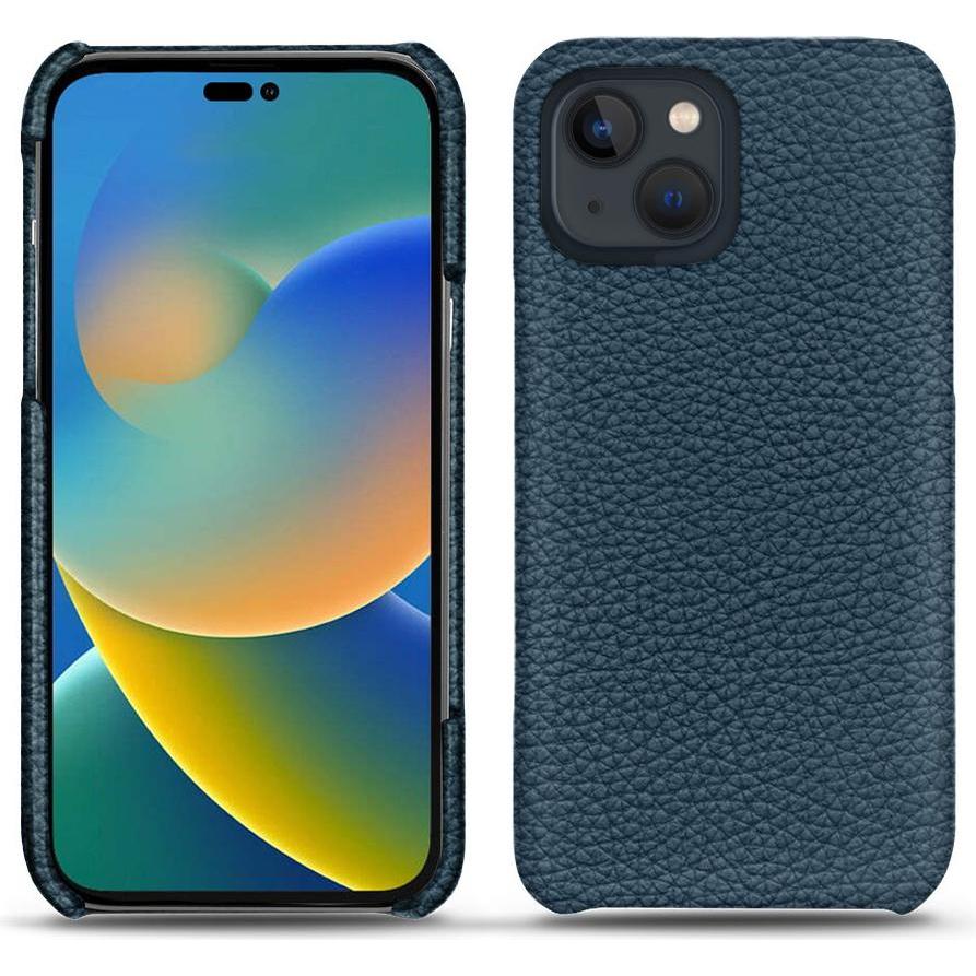 Thumbnail - Noreve Lederschutzhülle (Apple iPhone 14), Smartphone Hülle, Blau