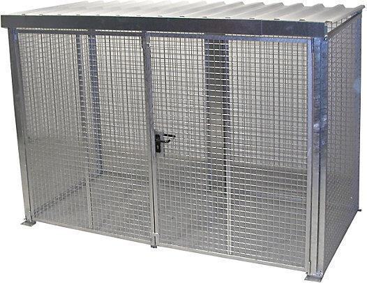 Produktbild eurokraft pro Gasflaschen-Gittercontainer